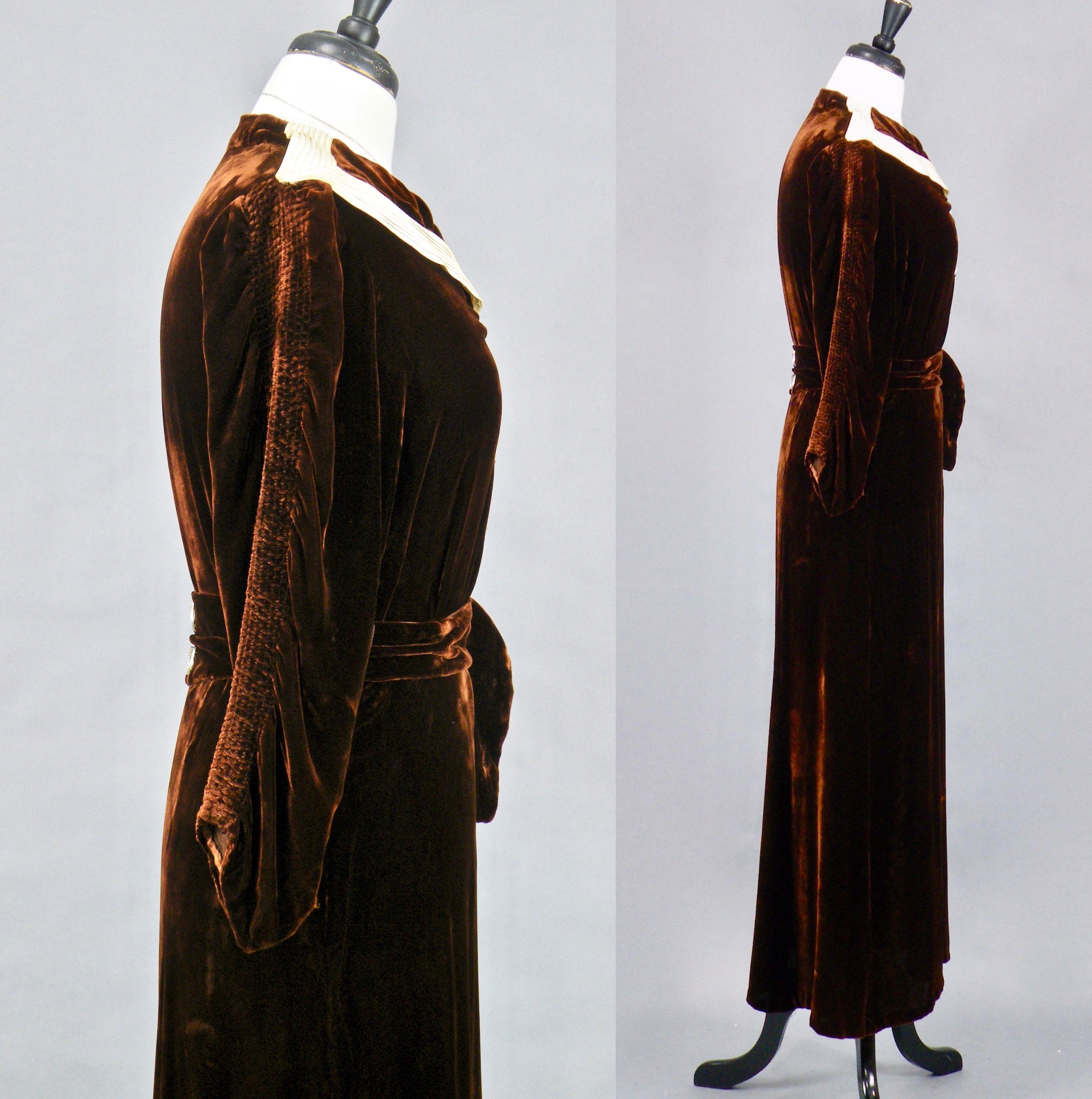 1930s silk robe