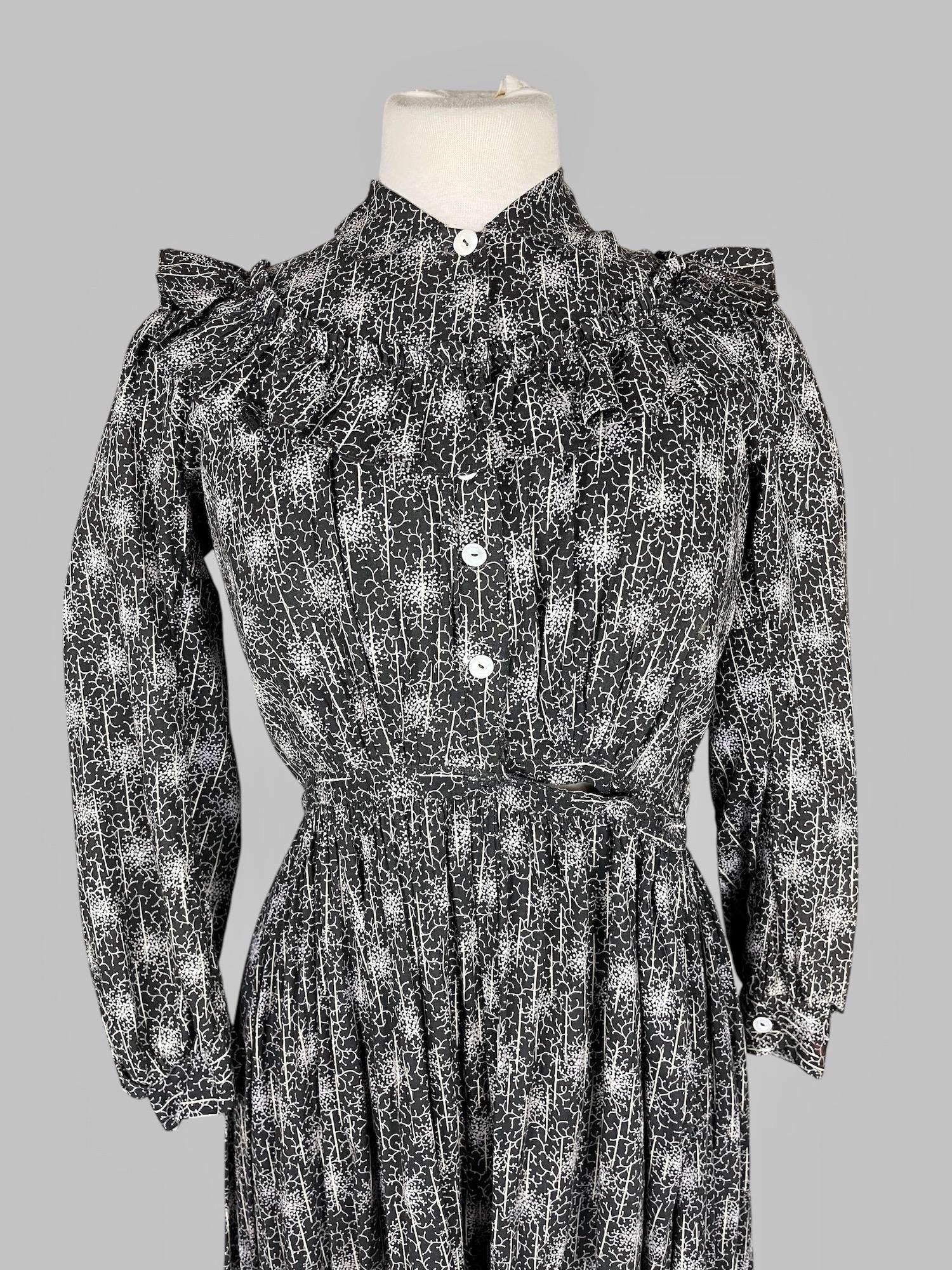 Antique Calico Dress - Etsy Antique Calico Dress - Etsy