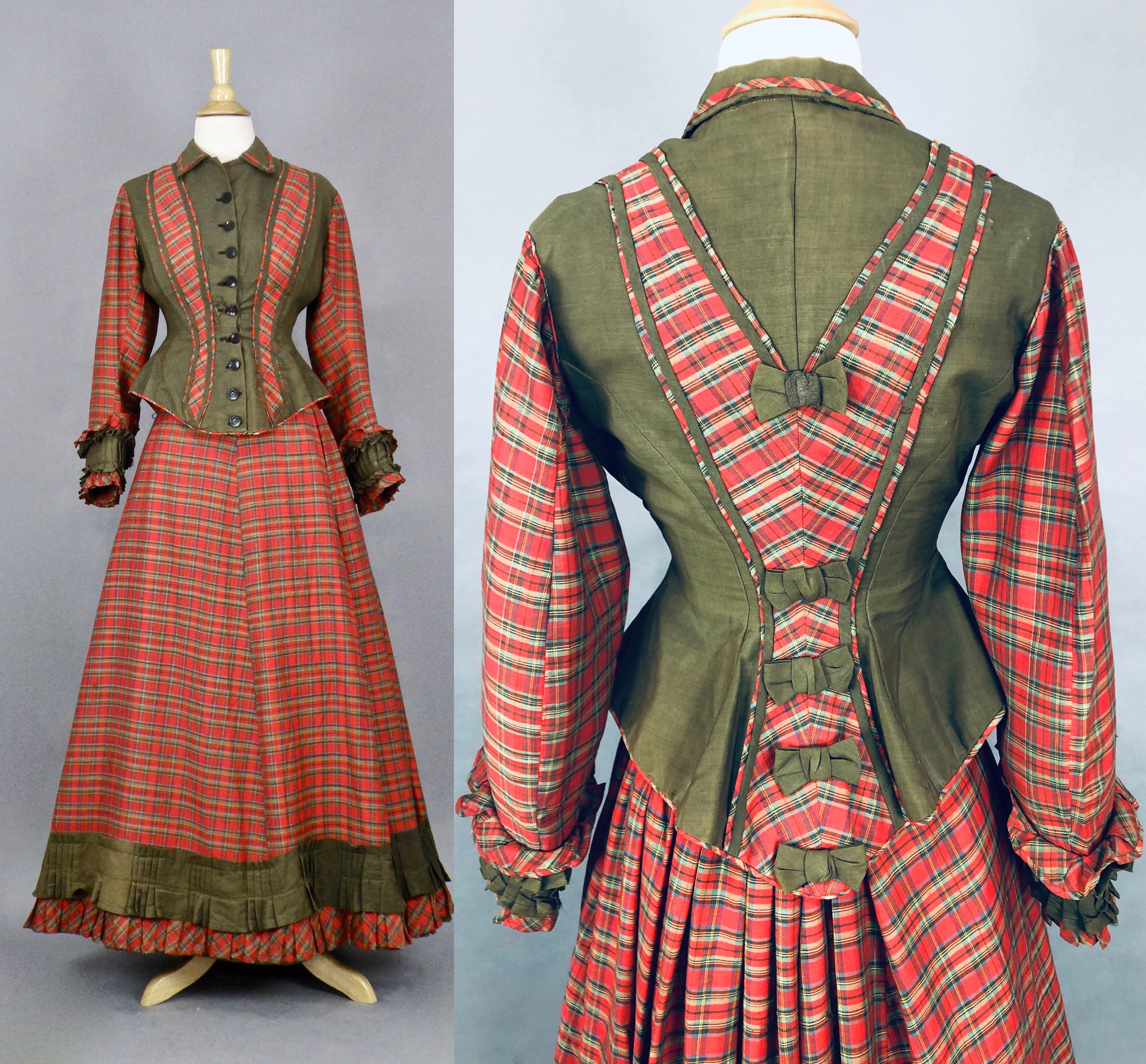 victorian tartan skirt