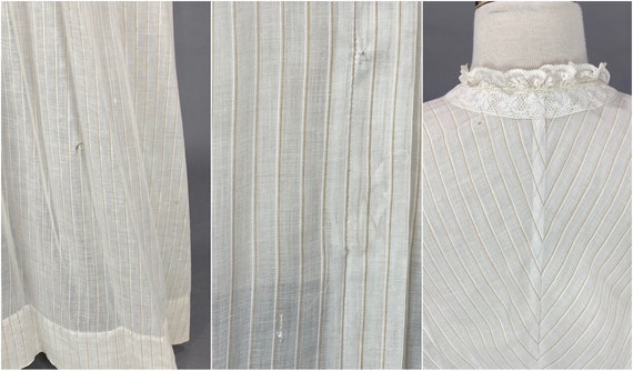 Edwardian Dress, 1900s 1910s Cotton Lawn Dress, A… - image 9