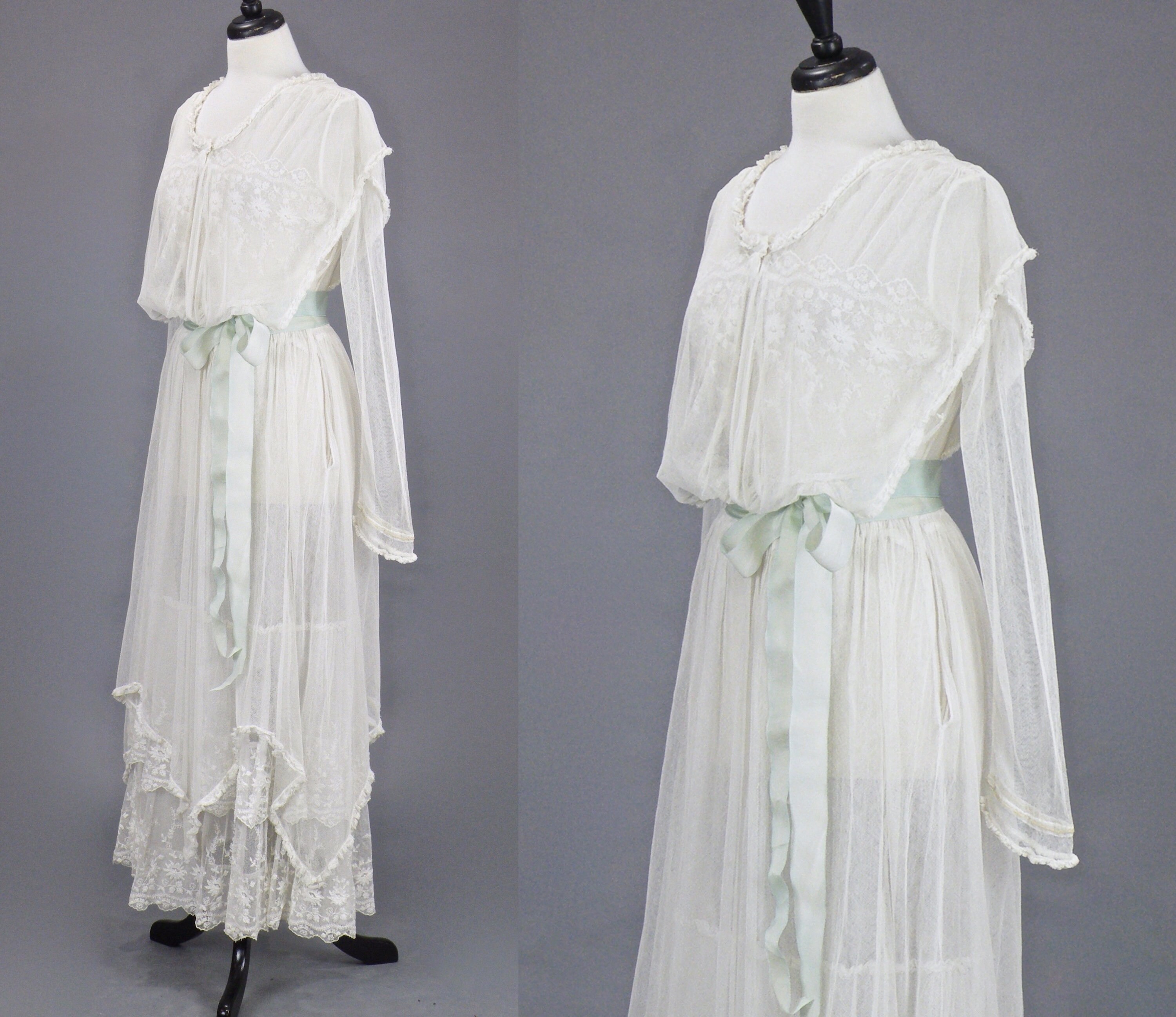 net lace gown