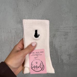Cat Socks - Available in grip socks for Pilates, Barre, Lagree and Regular (gift for cat lover!)