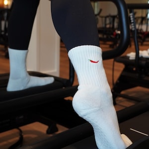 Red Pepper Socks – Available in grip socks for Pilates, Barre, Lagree and Regular Socks