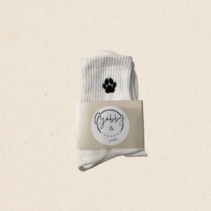 GRIP SOCKS - Paw Print Grip Socks for Pilates, Yoga,  Barre, Lagree - Comfortable and stylish grip socks