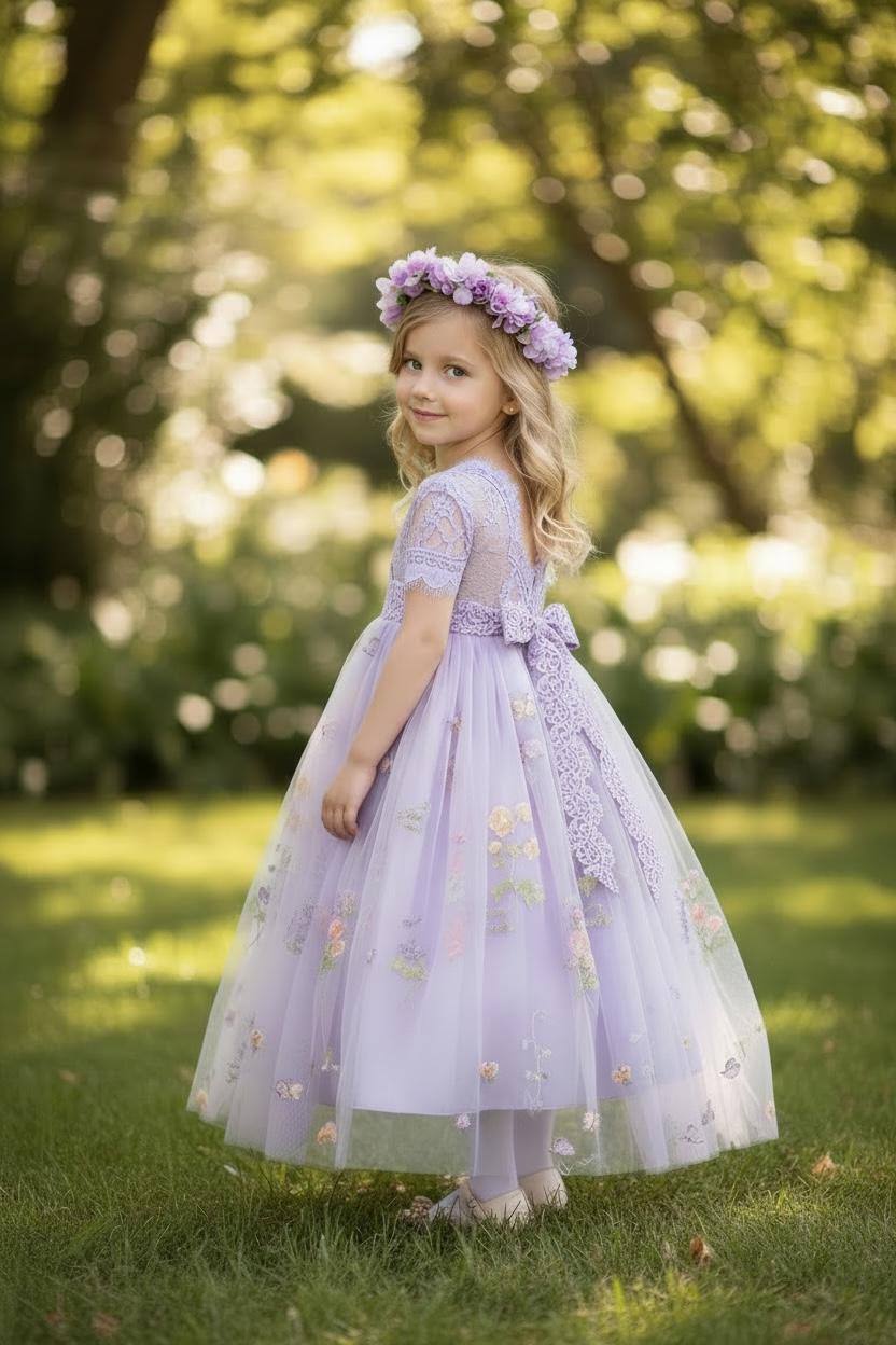 Beige Purple Dress - Etsy