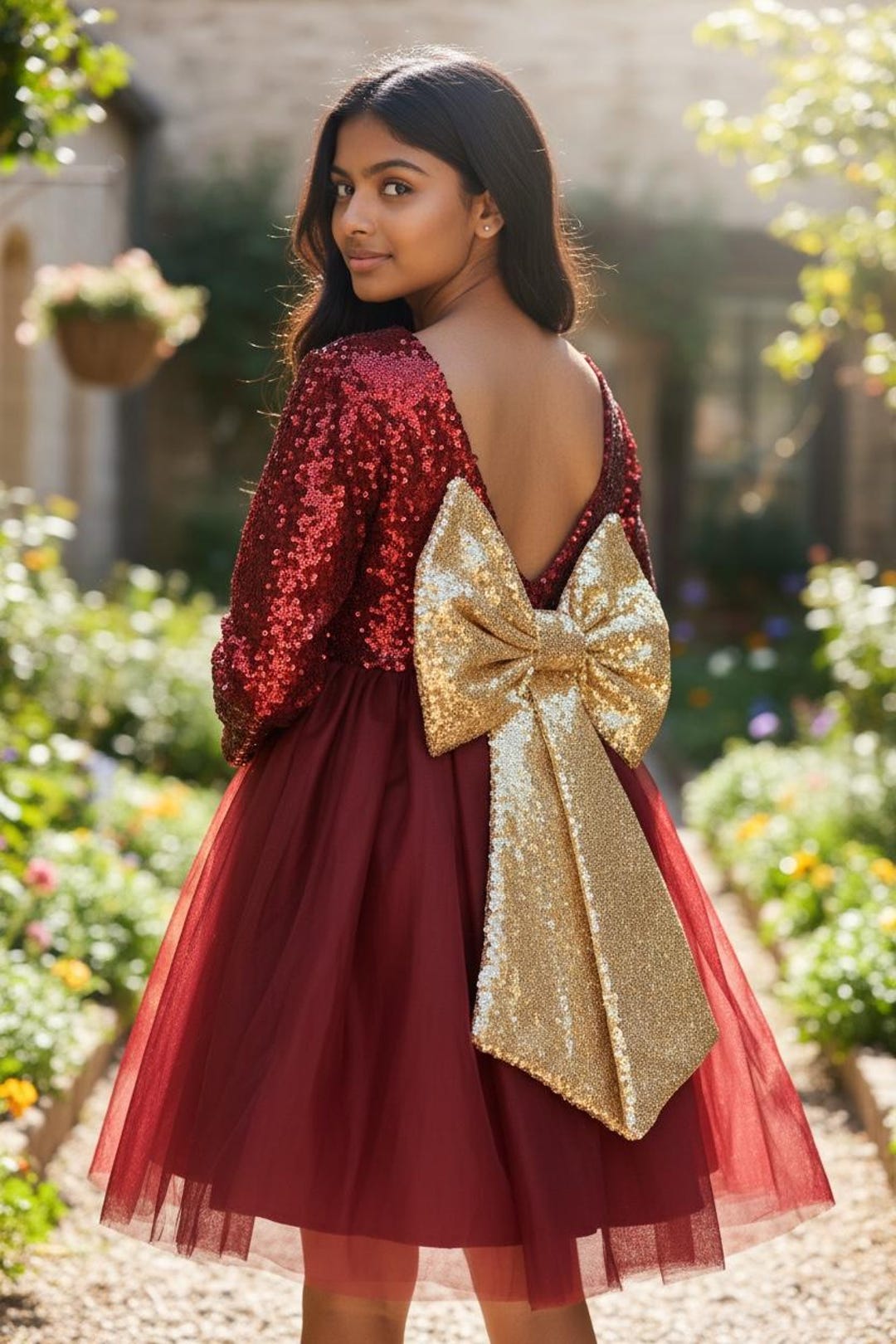 rose gold floor length dress Serena Draped Neck Gown- Rose Gold main image 1
