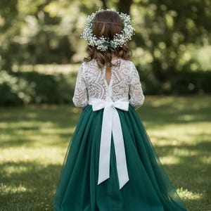 green emerald velvet dress Matilda Christmas Girl Dress Emerald 3 Years