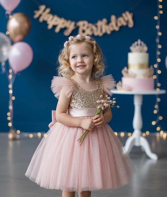 3 birthday dress Valentina's Birthday Outfit (3 piece set) – BOUJIE KIDZ main image 0
