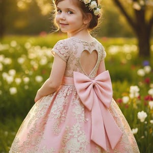 Baby Rose Gold Dress - Etsy