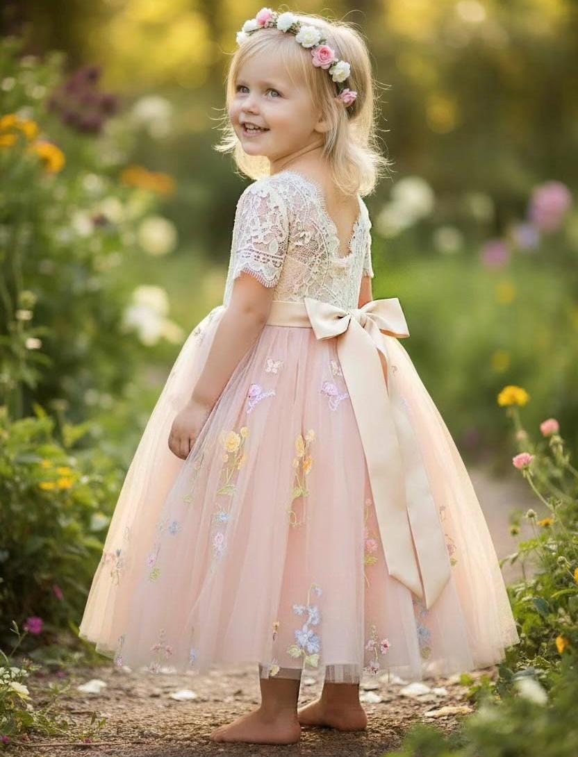 Champagne Girl Dress - Etsy