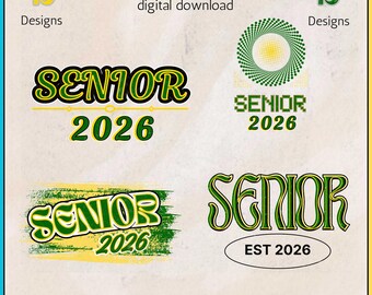 Senior 2026 Graduation Design Bundle (15 Files) (Digital Download)