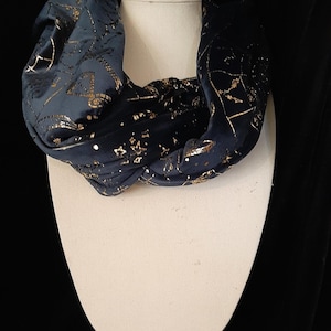 Plush Zodiac Infinity Scarf with pocket