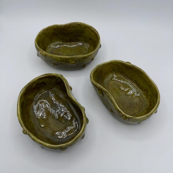 Handmade Ceramic Pickle Dish