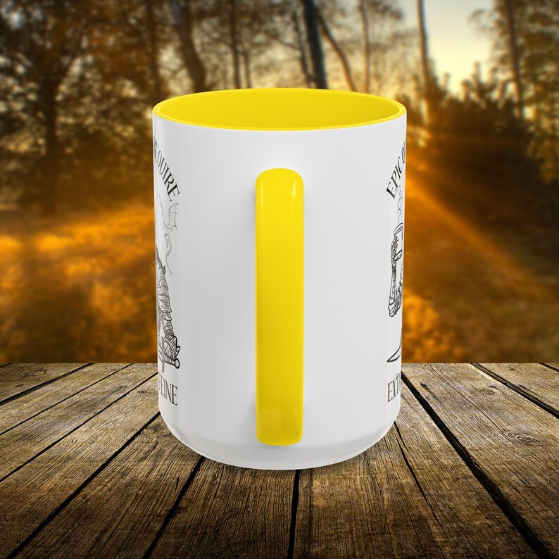 Fantasy Coffee Mug, Bookish Coffee Cup for Readers & Gamers, Epic Quest Extra Caffeine Mug, Medieval Knight DnD Gift, RPG Fantasy Lover Gift afbeelding 5