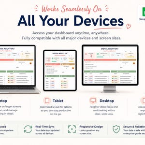 Daily Productivity Planner | Excel & Google Sheets | Time Blocking | Habit Tracker Dashboard | 2 Color Editions | Task Manager | A4 and US image 11