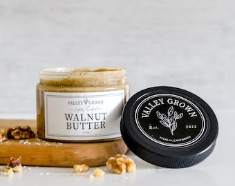 Lightly Salted Walnut Butter - All Natural, Vegan, Gluten-Free, Keto, Plant Based