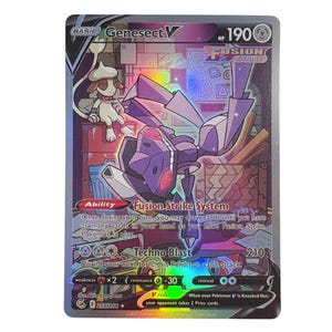 Custom Genesect V Pokemon Karte – Holo Fan Art – Display Sammlerstück