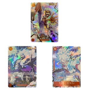 Holografische kaarten uit één stuk Gear 5 Luffy – Alternatieve kunstontwerpen – Anime Collectible