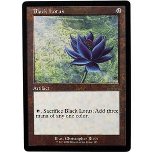 Tarjeta proxy Black Lotus de MTG - MTG vintage - Edición del 30.º aniversario