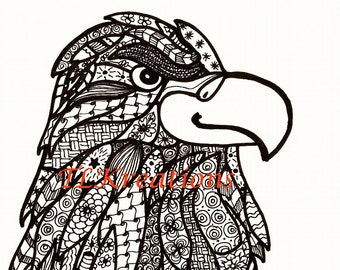 Adler-Zentangle