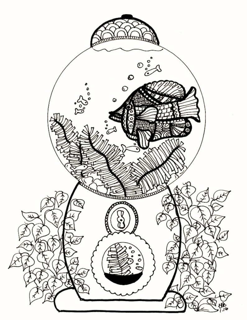 Bubble Gum Fish Tank_05 Etsy