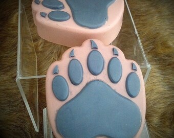 BEAR PAWS Soap / Bars / Shea Butter / Buttermilk / Coconut Milk / Tussah Silk / Goat Milk / Animal Lover / Outdoors / Men / Manly