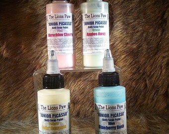 KIDS LIQUID SOAP / Soap Bath Paint / Soap Finger-paint / Kids / Art / Creativity / Junior Picasso