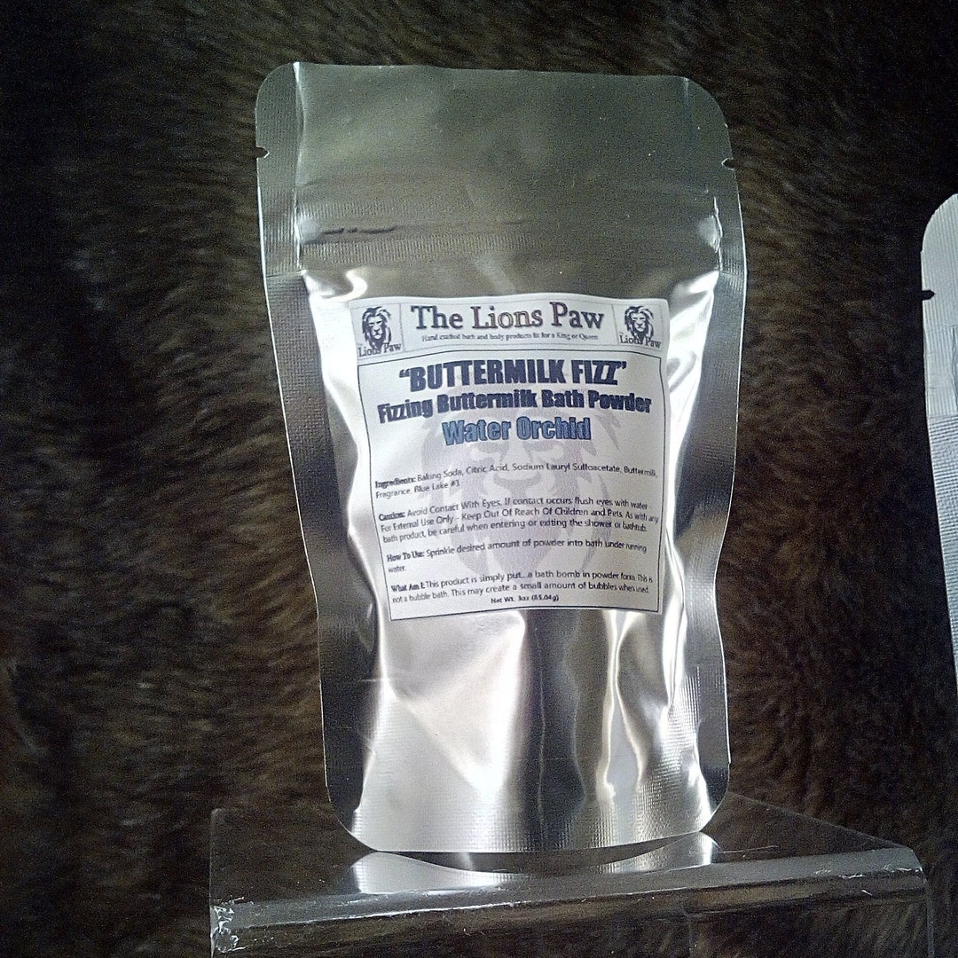 Buttermilk Fizz Bath Powder Bath Bomb Dust Bath Soak Etsy