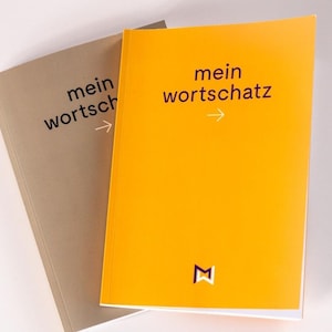My vocabulary, language journal, planner, organizer, language planner, mindset, learning German, dictionary, motivation, German for beginners