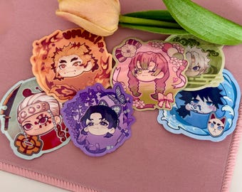 Vinyl Stickers | Demon Slayer | Hashira | Kimetsu No Yaiba