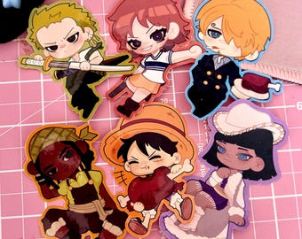 One Piece Fanart Vinyl stickers | various anime character stickers