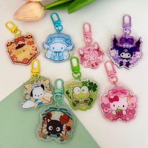 Kawaii Acrylic Keychains 4cm | Cute Stationary |