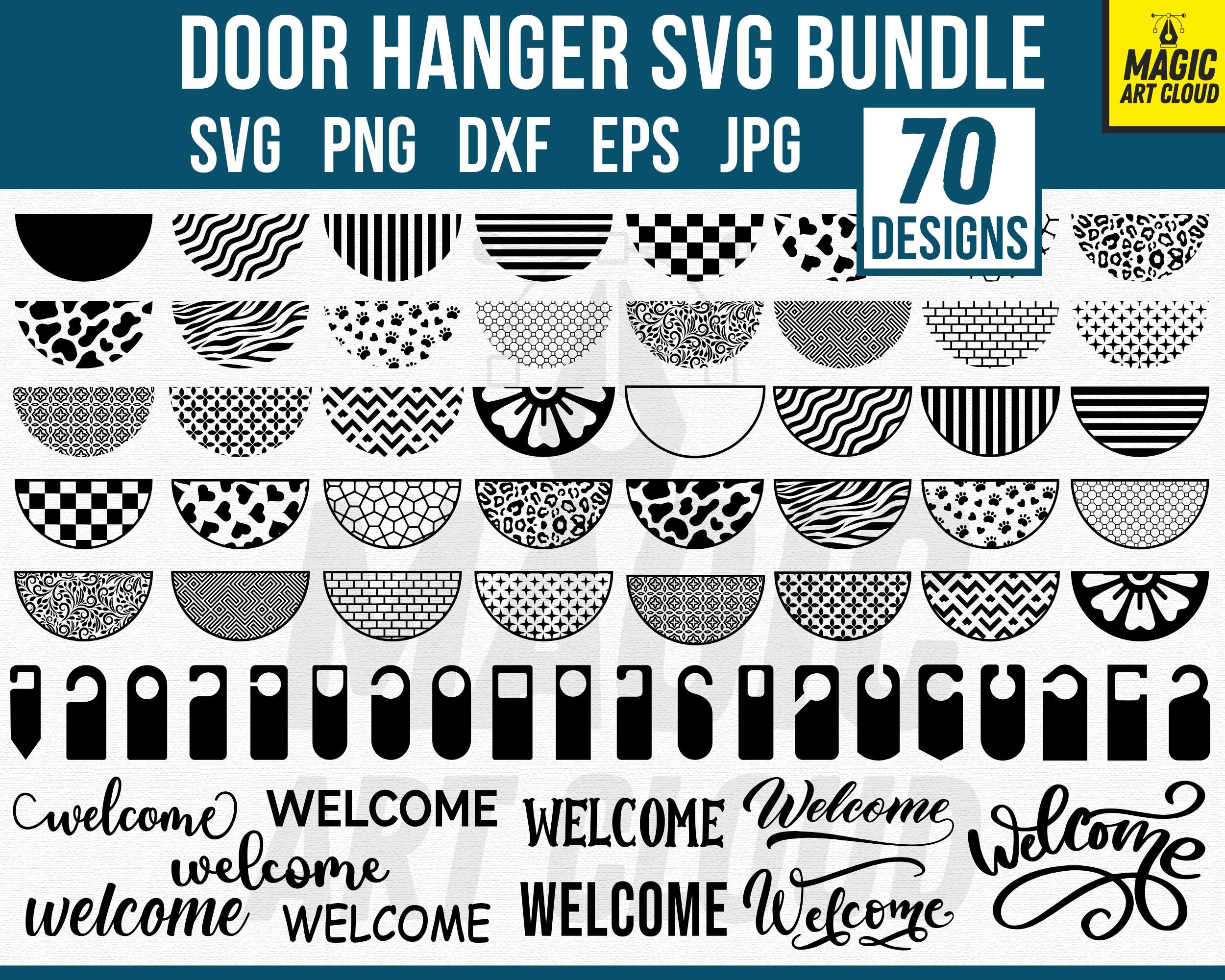 Door Hanger SVG Bundle, Door Hanger SVG, Welcome Sign Svg, Welcome to ...