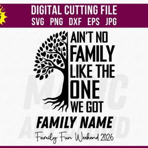 No hay familia como la mía SVG PNG, Reunión familiar Svg, Reunión familiar Png, Árbol de reunión familiar, Reunión familiar 2026 Svg, Familia Svg