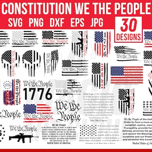 We The People SVG, Constitution SVG, Constitution Flag svg, American Flag svg, We The People Constitution  Army SVG Bundle, 4th Of July svg