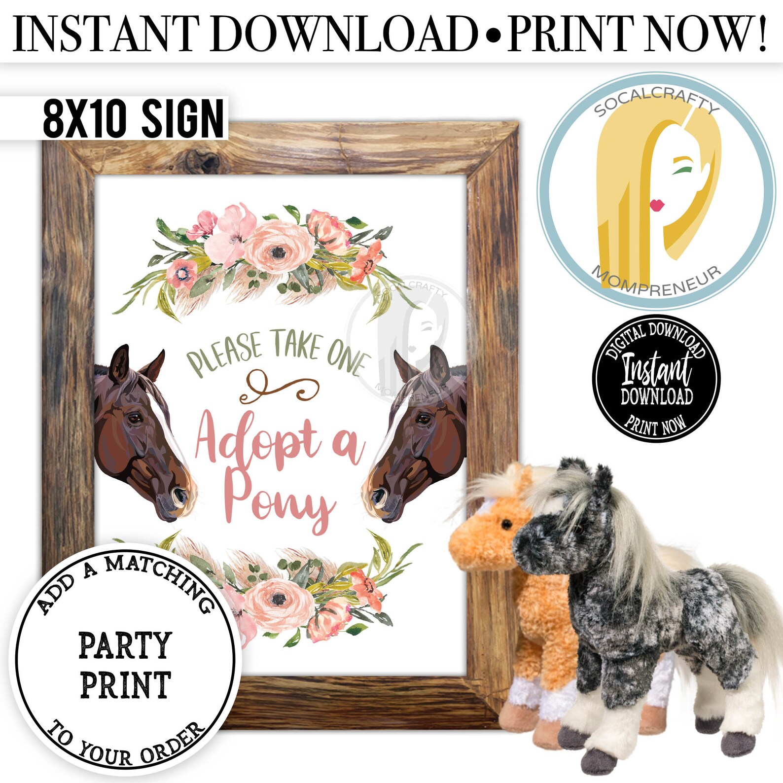 Printable Cowgirl Birthday Party Welcome Sign / Cowgirl | Etsy