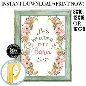 Printable Cowgirl Birthday Party Welcome Sign / Cowgirl - Etsy