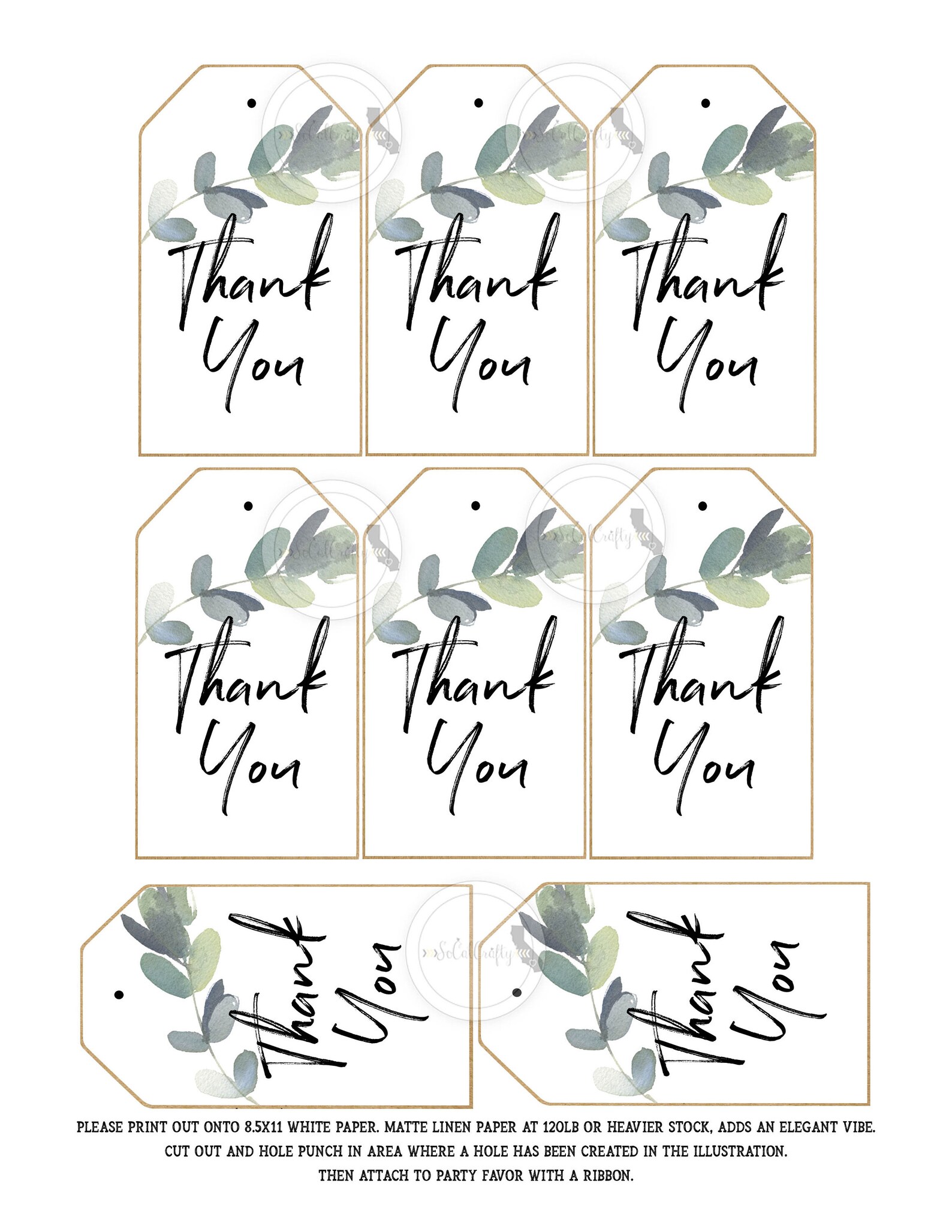 Printable Bridal Shower Favor Tags / Party Favor Tag Instant - Etsy