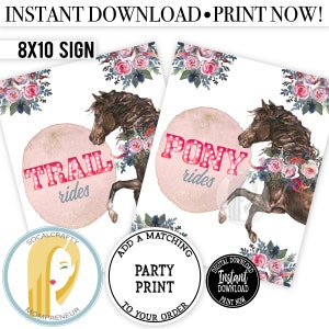 Printable Adopt A Pony Sign / Adopt A Horse Poster / Cowgirl - Etsy