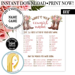 Printable Cowgirl Birthday Party Welcome Sign / Cowgirl - Etsy
