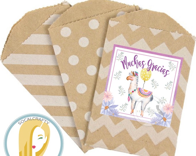 Printable Llama Party Favor Tags / Alpaca Gift Tag Instant Download ...