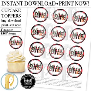 Printable Woodland Cupcake Toppers / Lumberjack Cupcake - Etsy