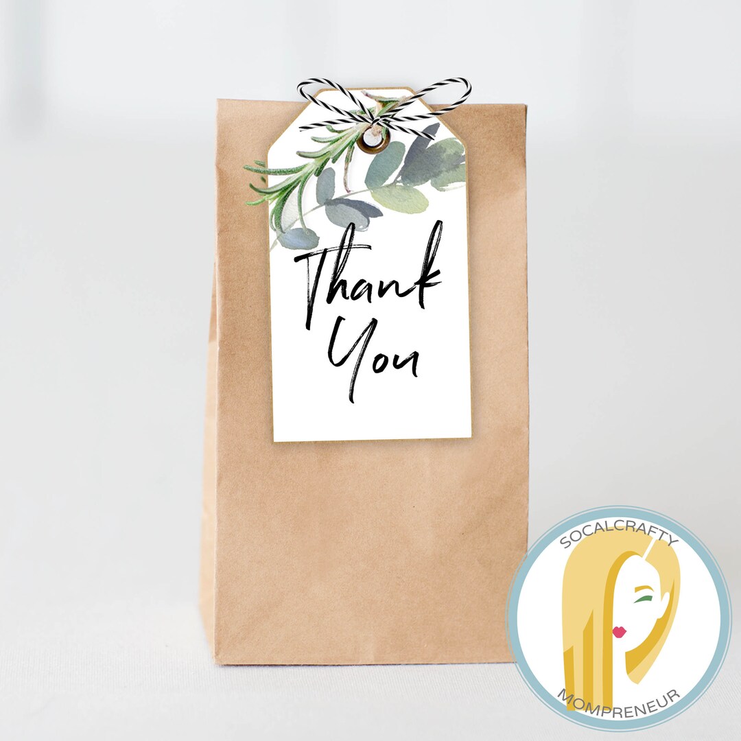 Printable Bridal Shower Favor Tags / Party Favor Tag Instant - Etsy