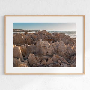 California Coast Photo, Morro Bay Rock, Wall Art, Digital Download, Instant Download