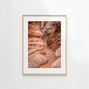 Valley of Fire Slot Canyon, Nevada State Park, Wall Art, Digital Download, Instant Download