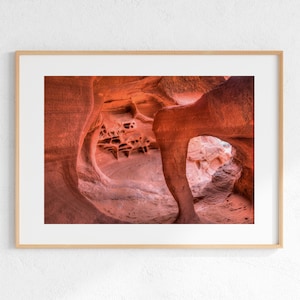 Valley of Fire Cave, Nevada State Park, Wall Art, Digital Download, Instant Download