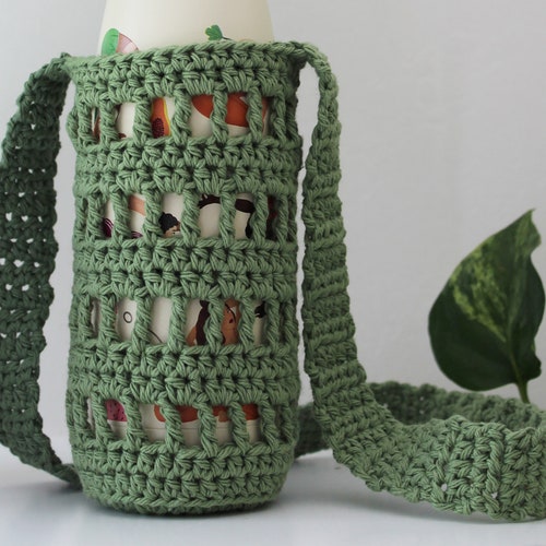 Crochet Water Bottle Holder Etsy