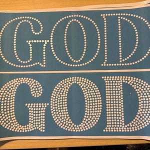 Custom Flock Design Custom Rhinestone Flock Template Cut to Your Design File Specifications ...