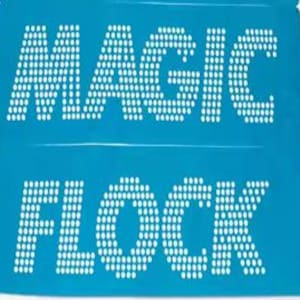 Molde personalizado para aplicação de strass em flocagem, cortado de acordo com as especificações do seu arquivo de design.