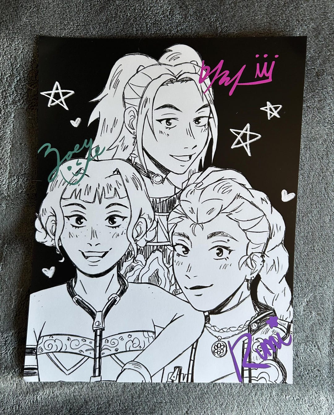 Kpop Demon Hunters Art Print - Etsy